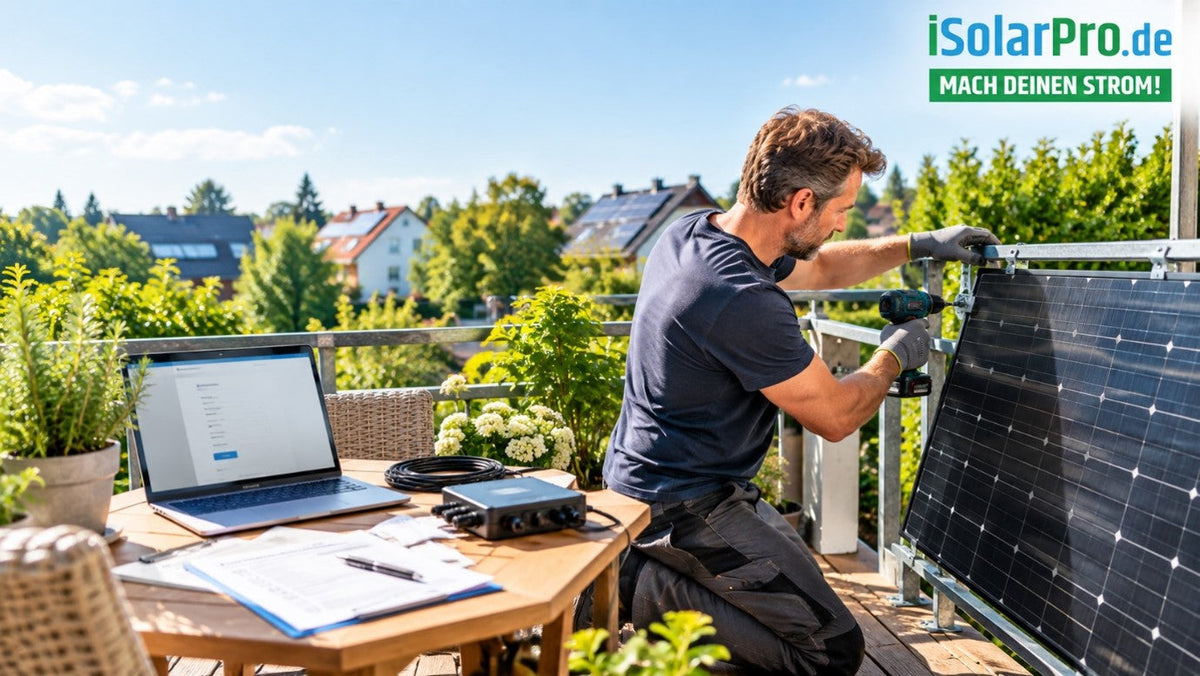 PV-Anlage selbst installieren und anmelden