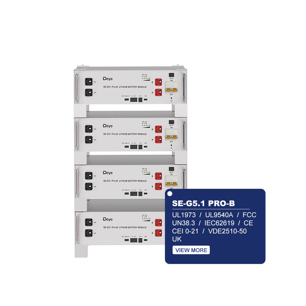 isularpro.comye SE-G5.1 Pro-B Batteriespeicher Stapel Zertifizierungen Infografik für Photovoltaik-Systeme