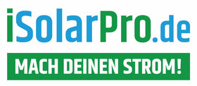 iSolarPro Logo Markenbanner Branding für Photovoltaik-Systeme