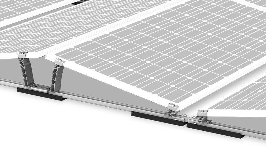 iSolarPro K2 Systems Dome 6.10 Base Set Montagesystem Flachdach für Photovoltaik-Systeme