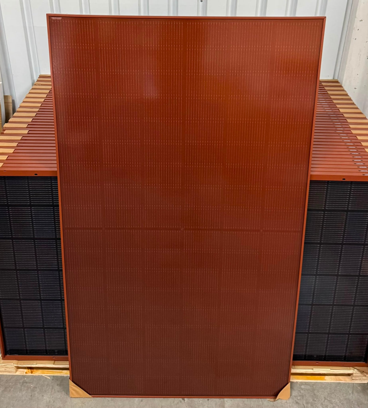 430W HUXPOWER® HPOB430 N-Type BIFAZIAL Terrakotta orange Doppelglas RAL 8001