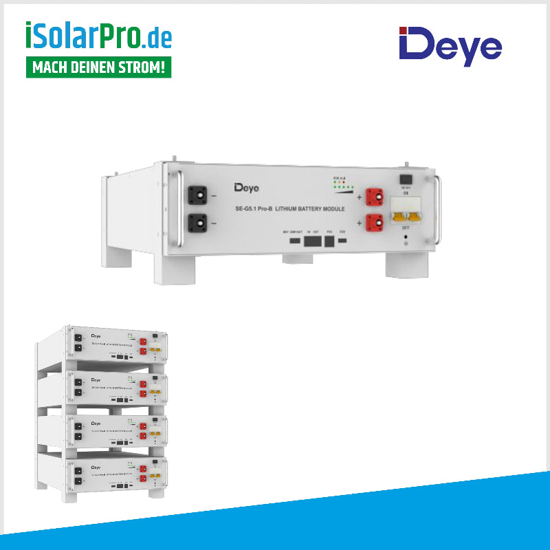 5kWh Deye Batterie Photovoltaik Speicher SE-G5.1 Pro-B 48V Lifepo4 Akku