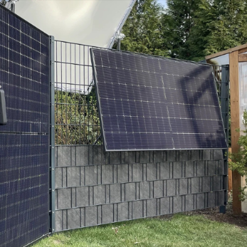 10-20 Grad Wattstone ZaunPV Flexx Montagepaket für 1 PV-Modul