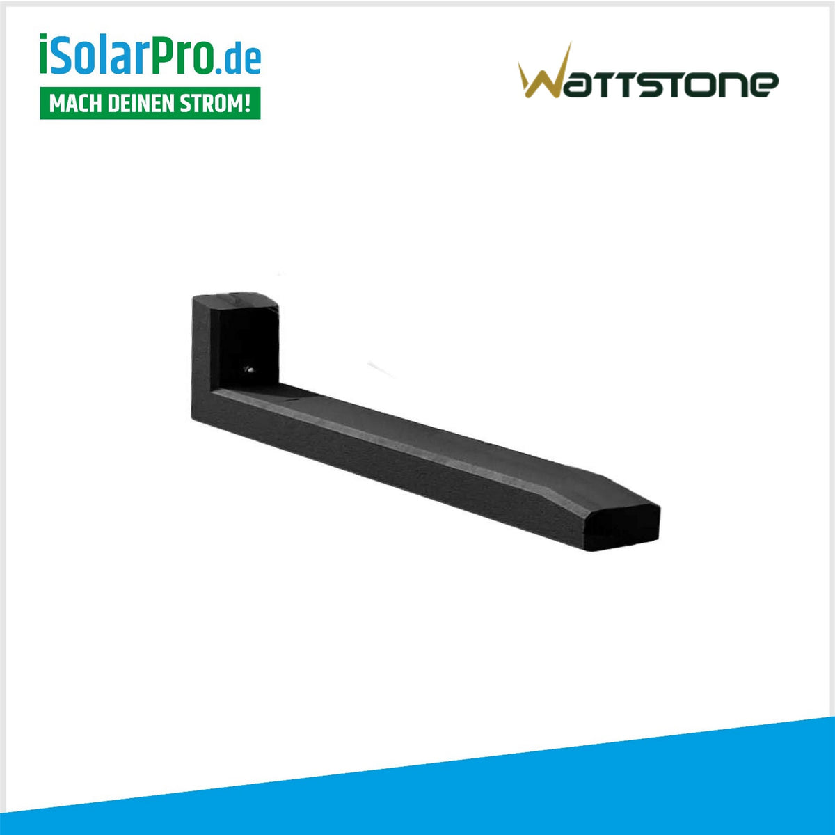 iSolarPro Wattstone 10 Grad V2 Flachdach-Aufständerung aus Feinbeton mit spezieller Beschichtung für die PV-Solarmodul-Montage