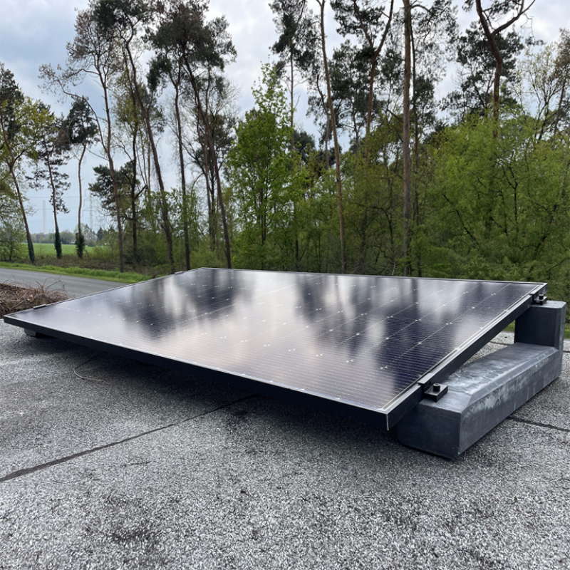 10 Grad V2 Coating Wattstone Flachdach Aufständerung aus Feinbeton für PV Solarmodule
