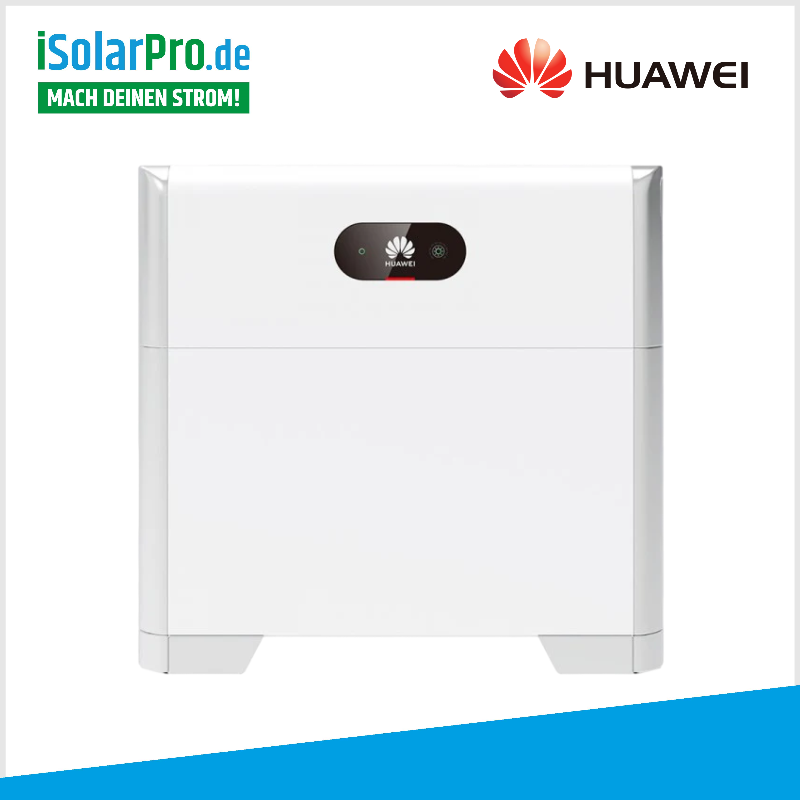 iSolarPro Huawei LUNA2000-5-S0 Energiespeicher-Paket im Marken-Bannerdesign für Photovoltaik-Systeme