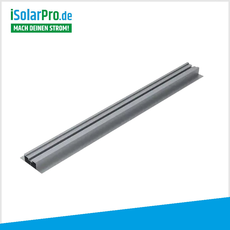 ALUMINIUMSCHIENE FÜR BALLASTSTRUKTUR 240 CM (K-45-2400) Flachdach