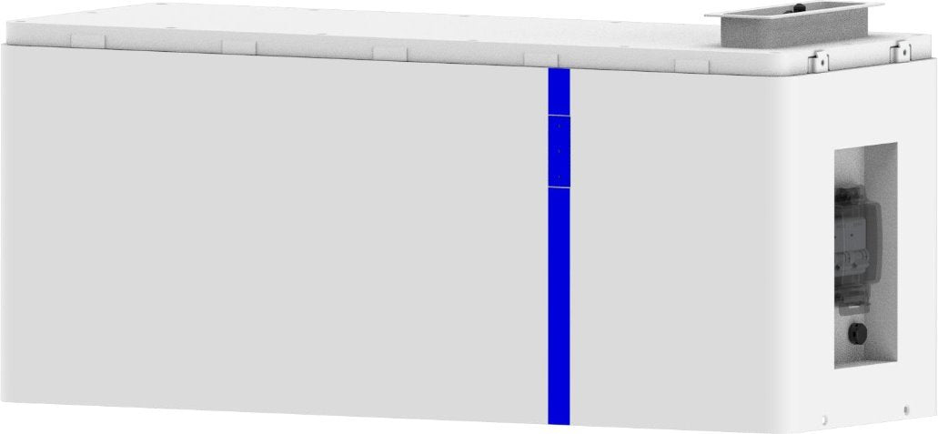 isularpro.comye AI-W5.1 Batteriemodul in horizontaler Ansicht für Photovoltaik-Systeme