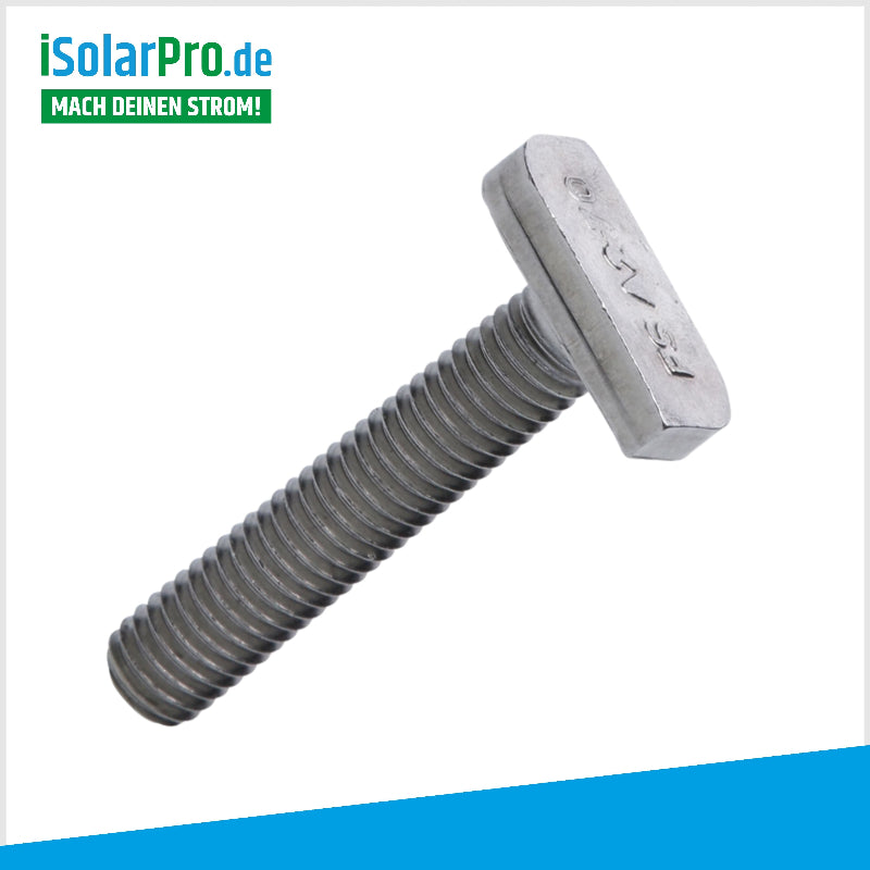 ISOLARPRO Dachmontage-Set für 4x Solarmodule 30mm Hochkant 1-reihige Verlegung, Ziegeldach / Balkonkraftwerk