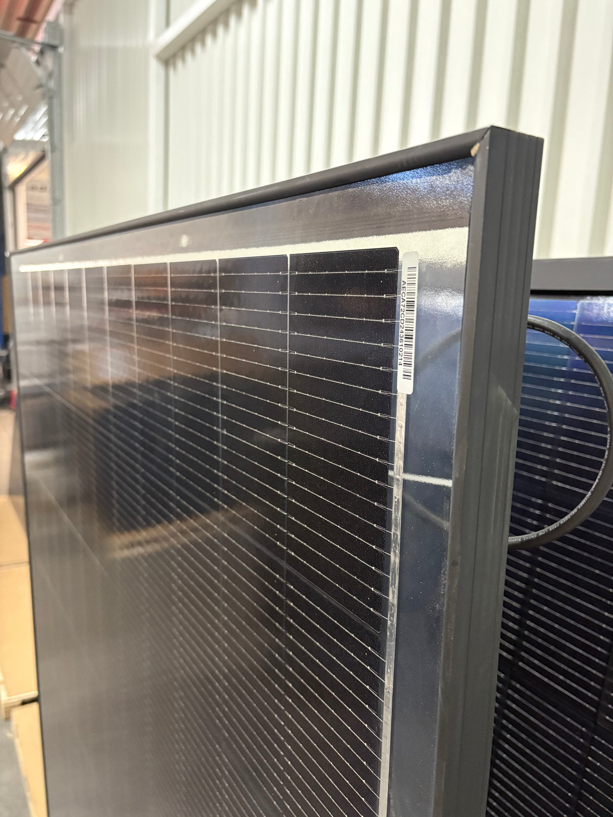 580W AESOLAR Terra V AE CMD-L144BD N-Type TOPCon bifazial Solarmodul für Solarzaun