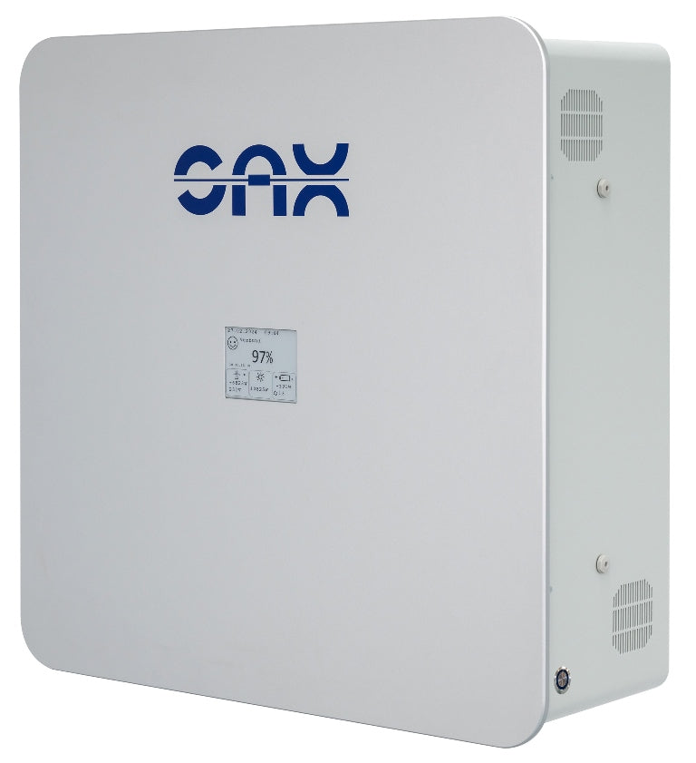 iSolarPro SAX PrimoPlus Energiespeicher in freigestellter Seitenansicht für Photovoltaik-Systeme