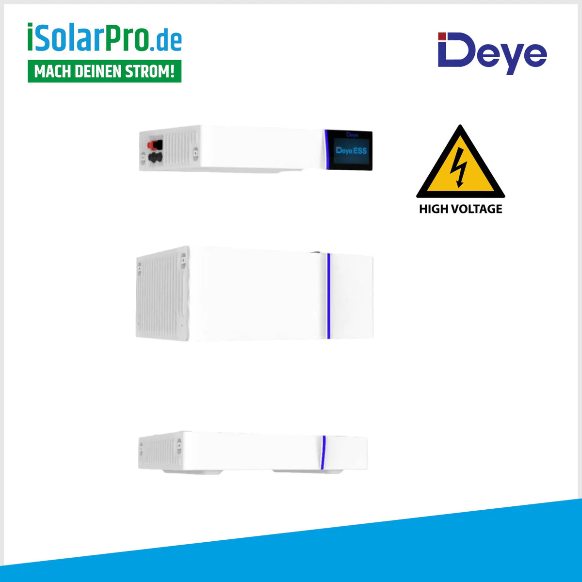 isularpro.comye Hochvolt Energiespeicher Systemkomponenten im Marken-Template für Photovoltaik-Systeme