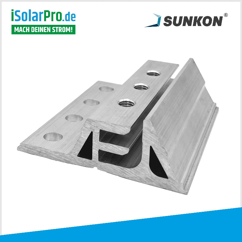 iSolarPro Sunkon Basiselement im Marken-Bannerdesign für Photovoltaik-Systeme