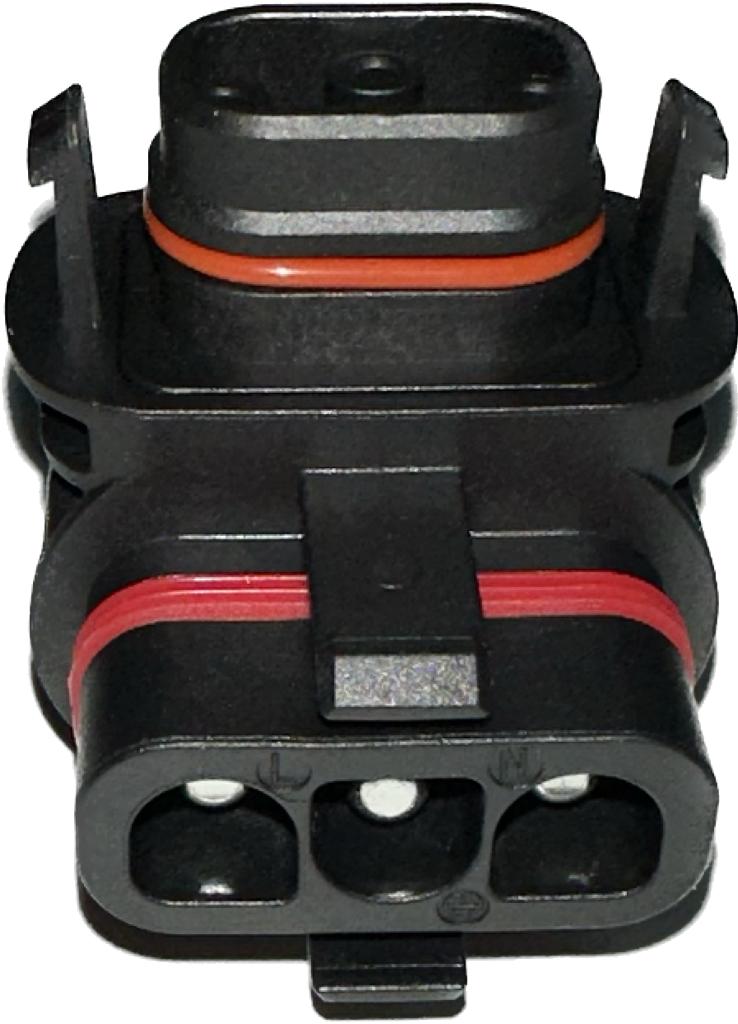 iSolarPro AC Stecker Verbinder Adapter schwarz Zubehör für Photovoltaik-Systeme