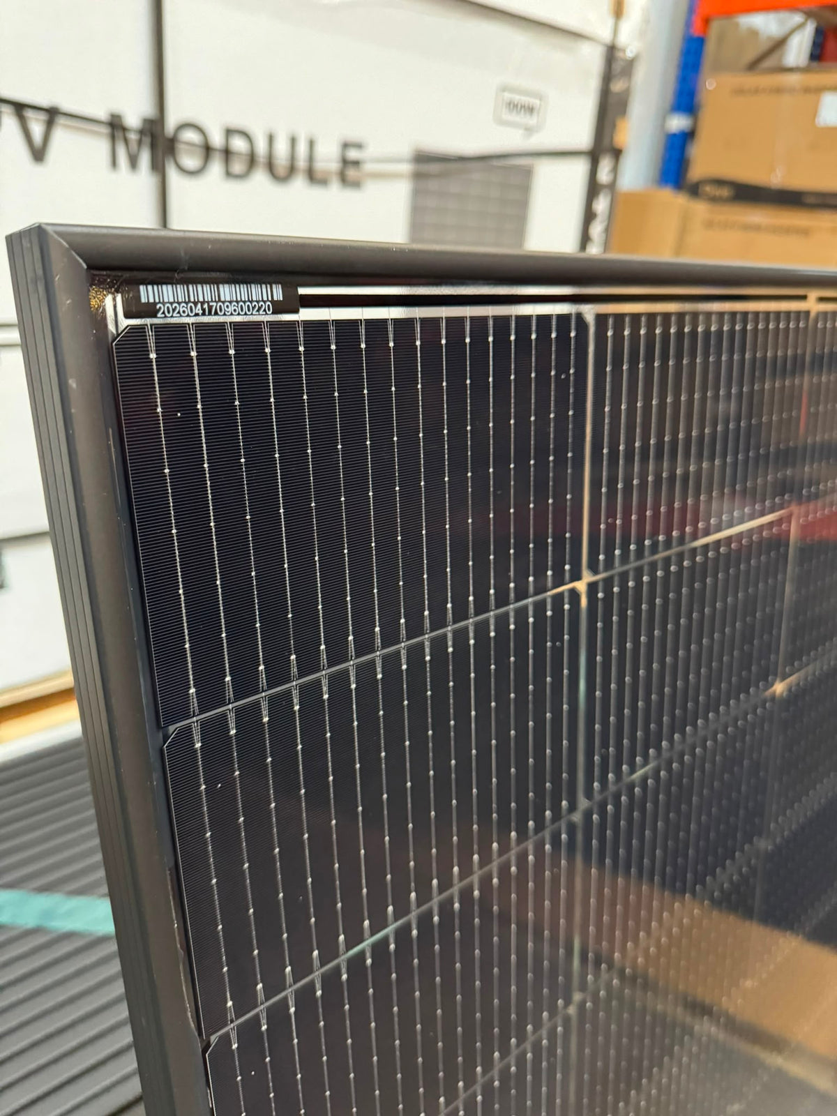 500W HUXPOWER® HPTB500 – Bifaziales N-Type Solarmodul · Transparent Doppelglas.