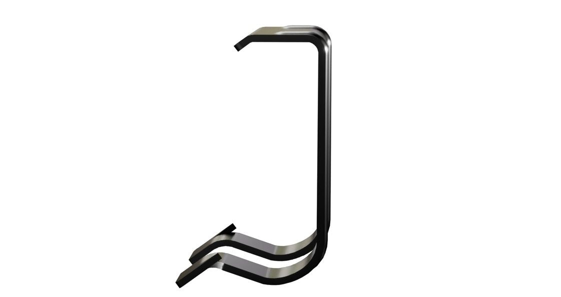 ZIWI Solar Clip F Schwarz aus rostfreiem Edelstahl für fallende Solar-Taubenabwehrspikes