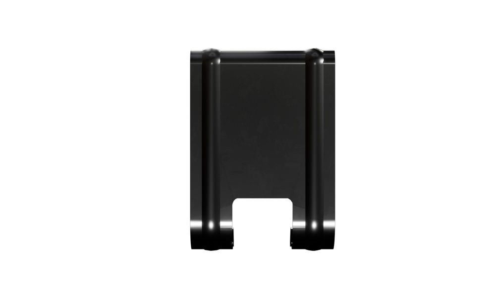 ZIWI Solar Clip F Schwarz aus rostfreiem Edelstahl für fallende Solar-Taubenabwehrspikes