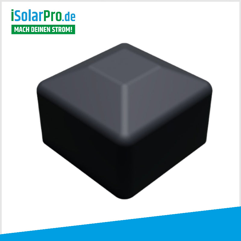 ISOLARPRO Dachmontage-Set für 2x Solarmodule 30mm, Hochkant 1-reihige Verlegung, Ziegeldach / Balkonkraftwerk