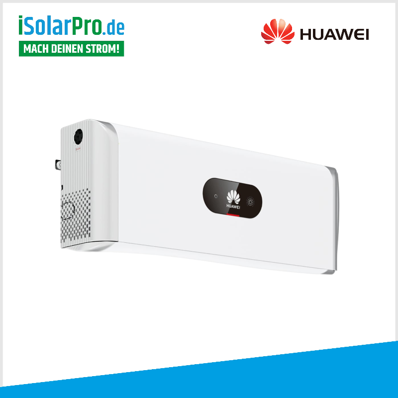 iSolarPro Huawei LUNA2000 BMS-Steuereinheit im Marken-Bannerdesign für Photovoltaik-Systeme