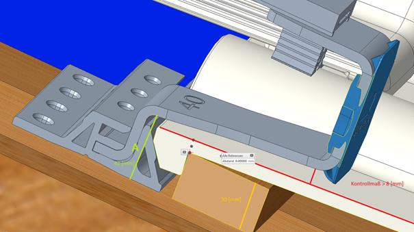 iSolarPro K2 Systems Montagesystem Detailansicht mit Halterung und Schrauben für Photovoltaik-Systeme